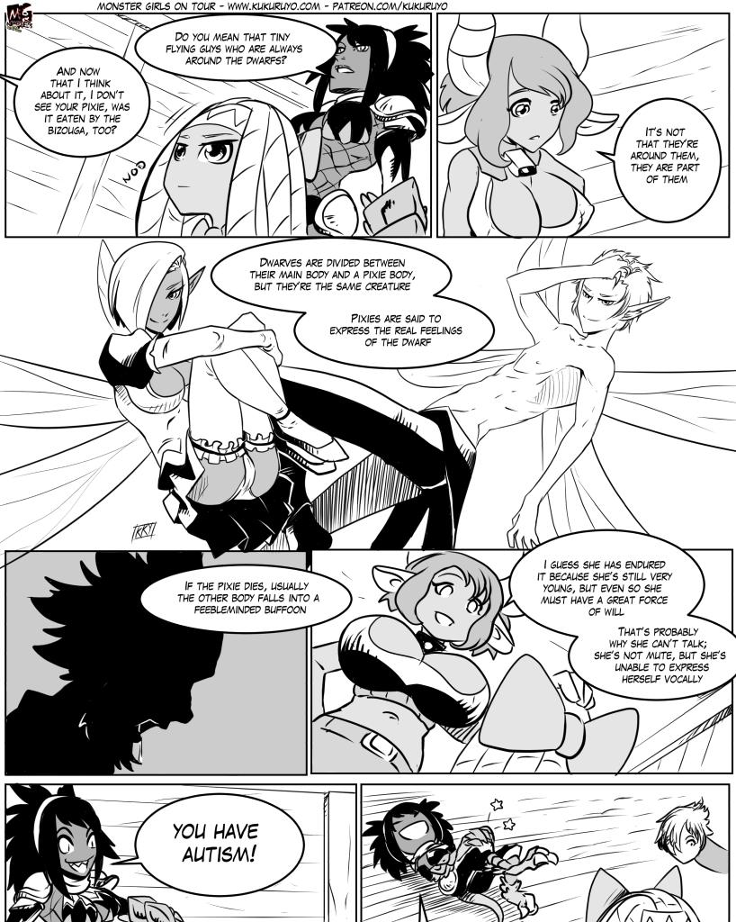 Monster girls on tour - Episode 115, Page 1: Page 115